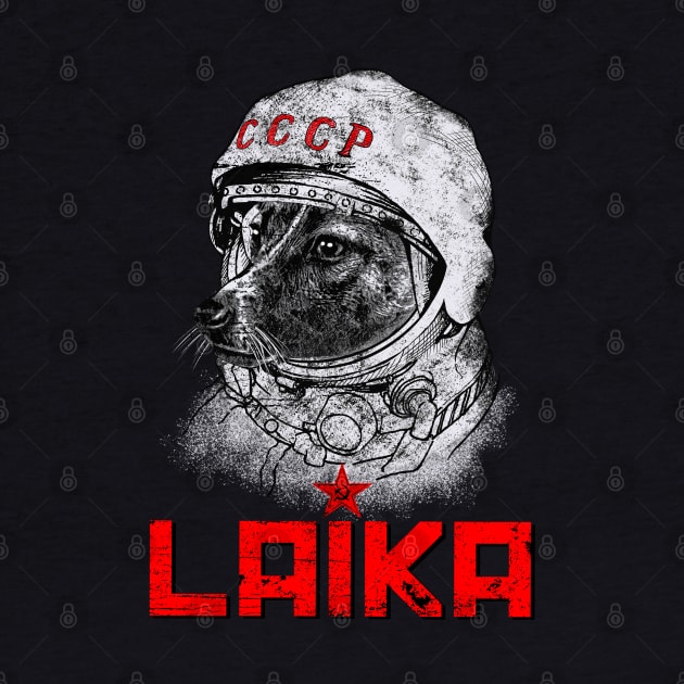 Laika The Soviet Super Hero Space Dog by MotorManiac